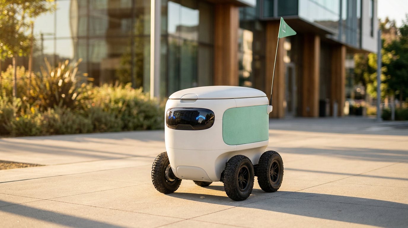 Autonomous delivery robot